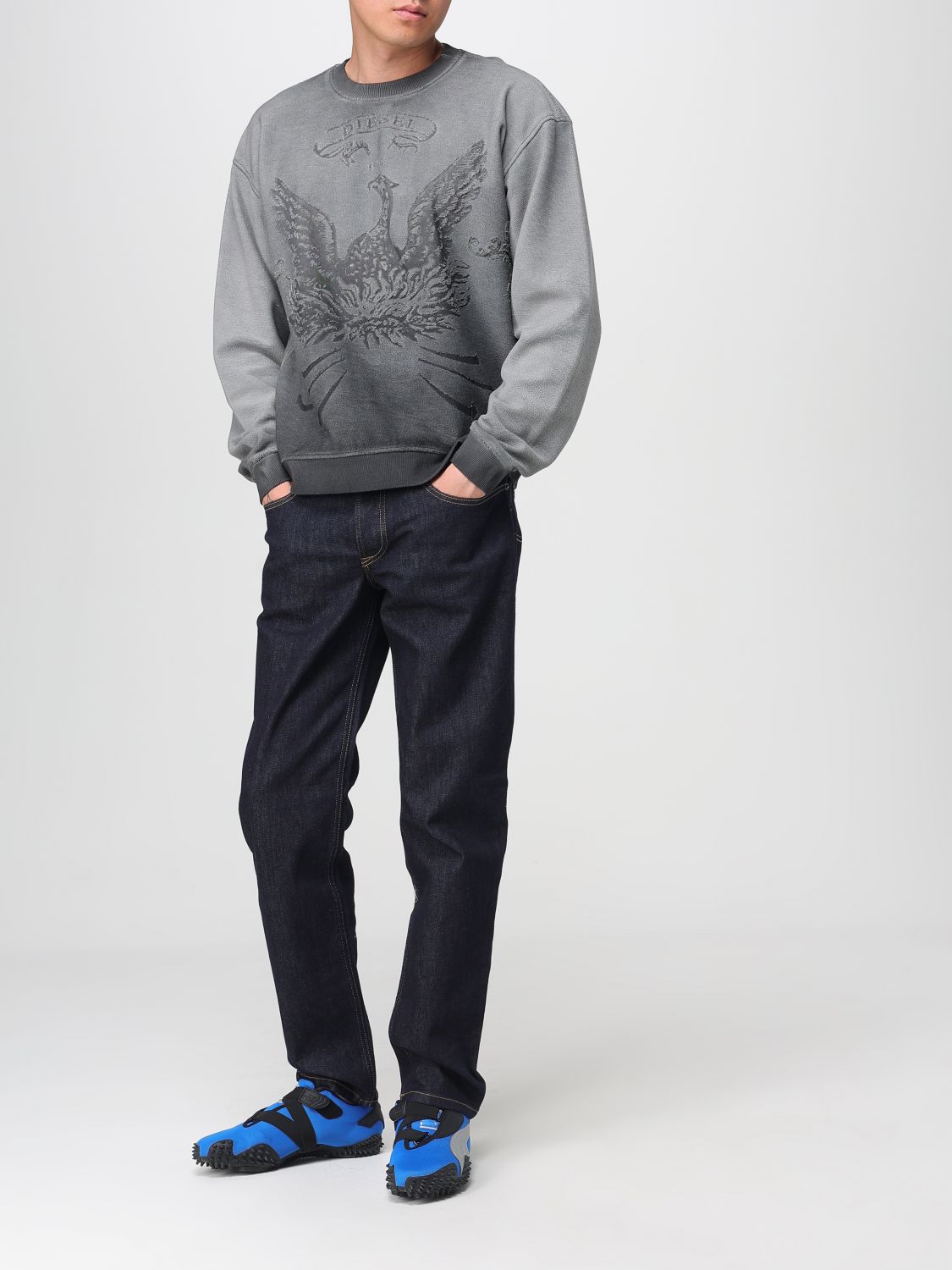 Diesel Sweatshirt Men Grey