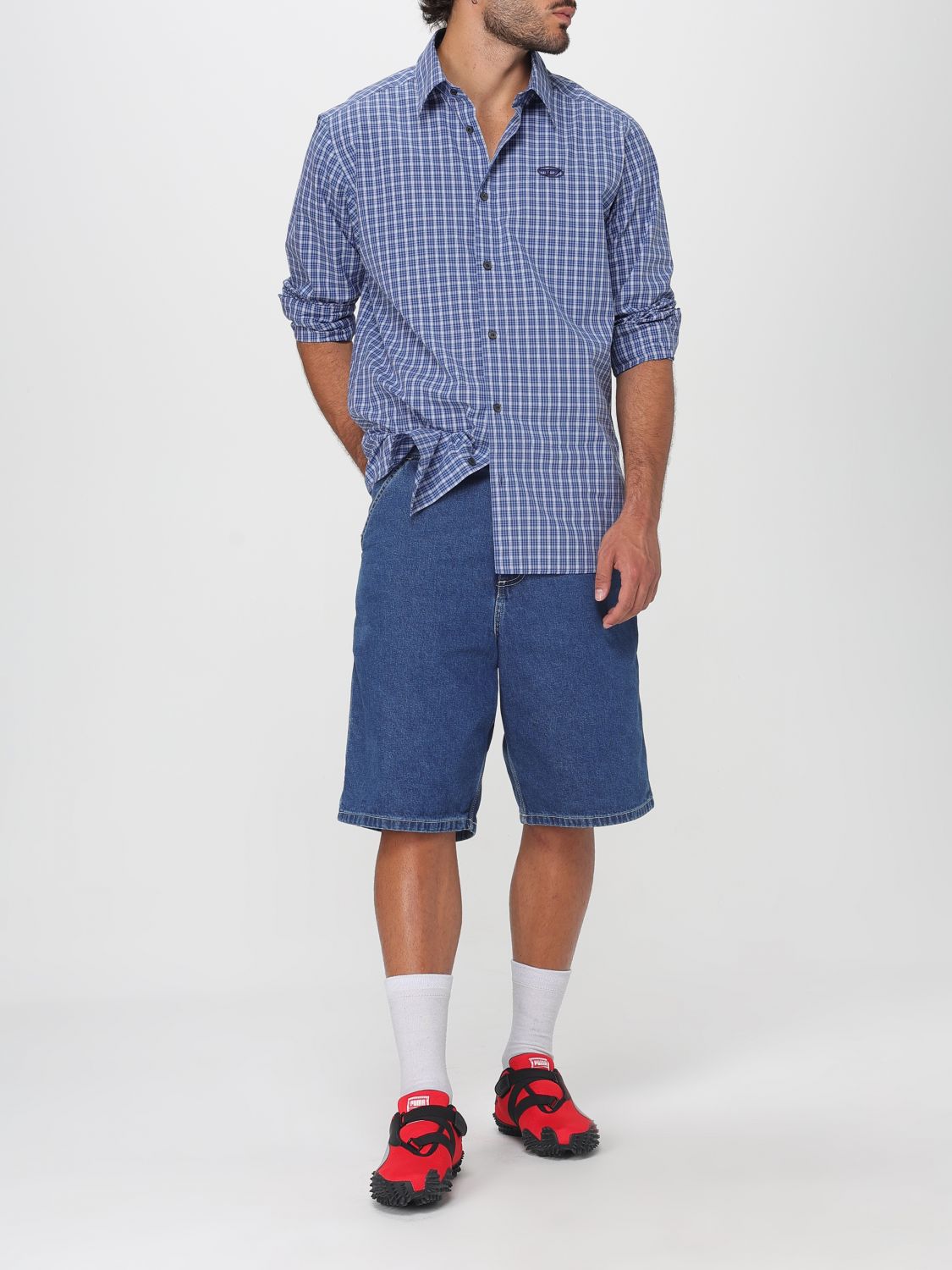 Diesel Shirt Men Blue