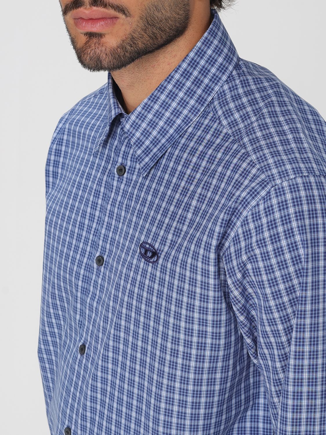 Diesel Shirt Men Blue