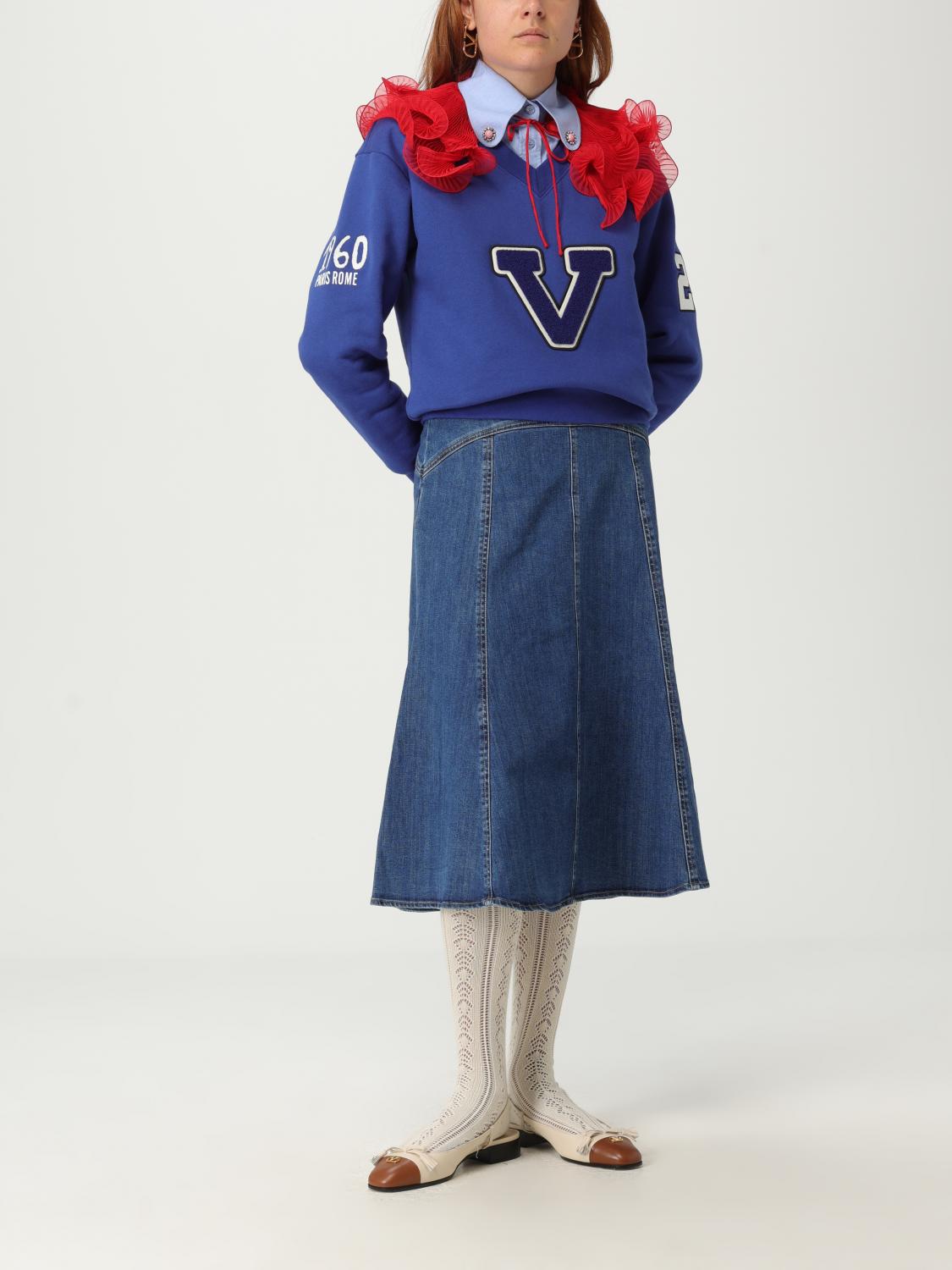 Valentino Sweatshirt Woman Blue