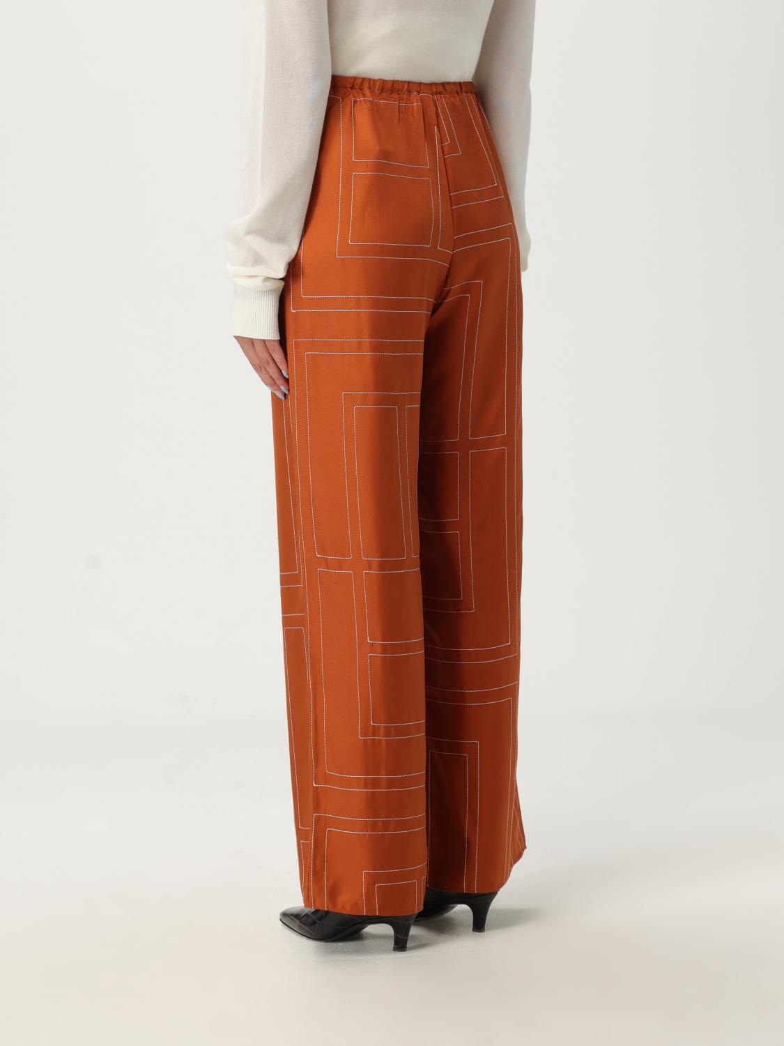 Toteme Pants Woman Brown