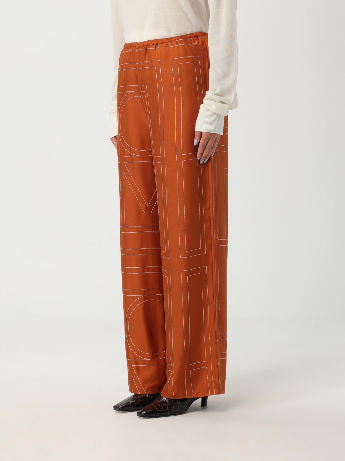 Toteme Pants Woman Brown