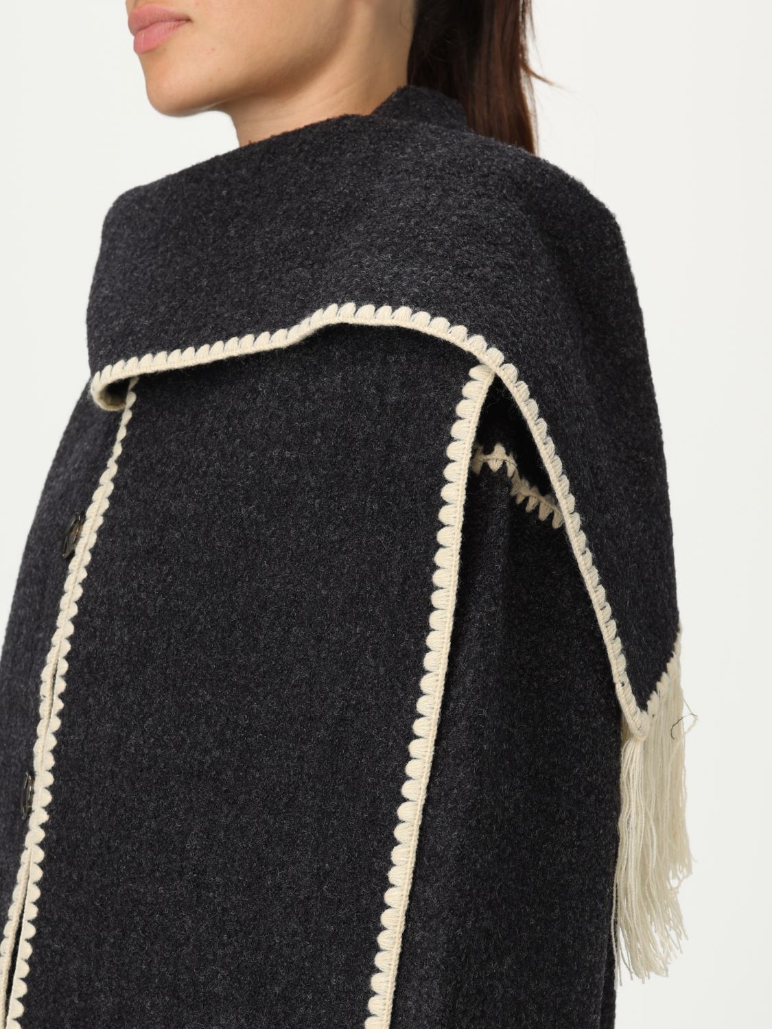 Toteme Coat Woman Grey