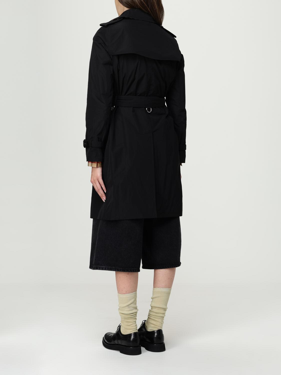 Burberry Trench Coat Woman Black