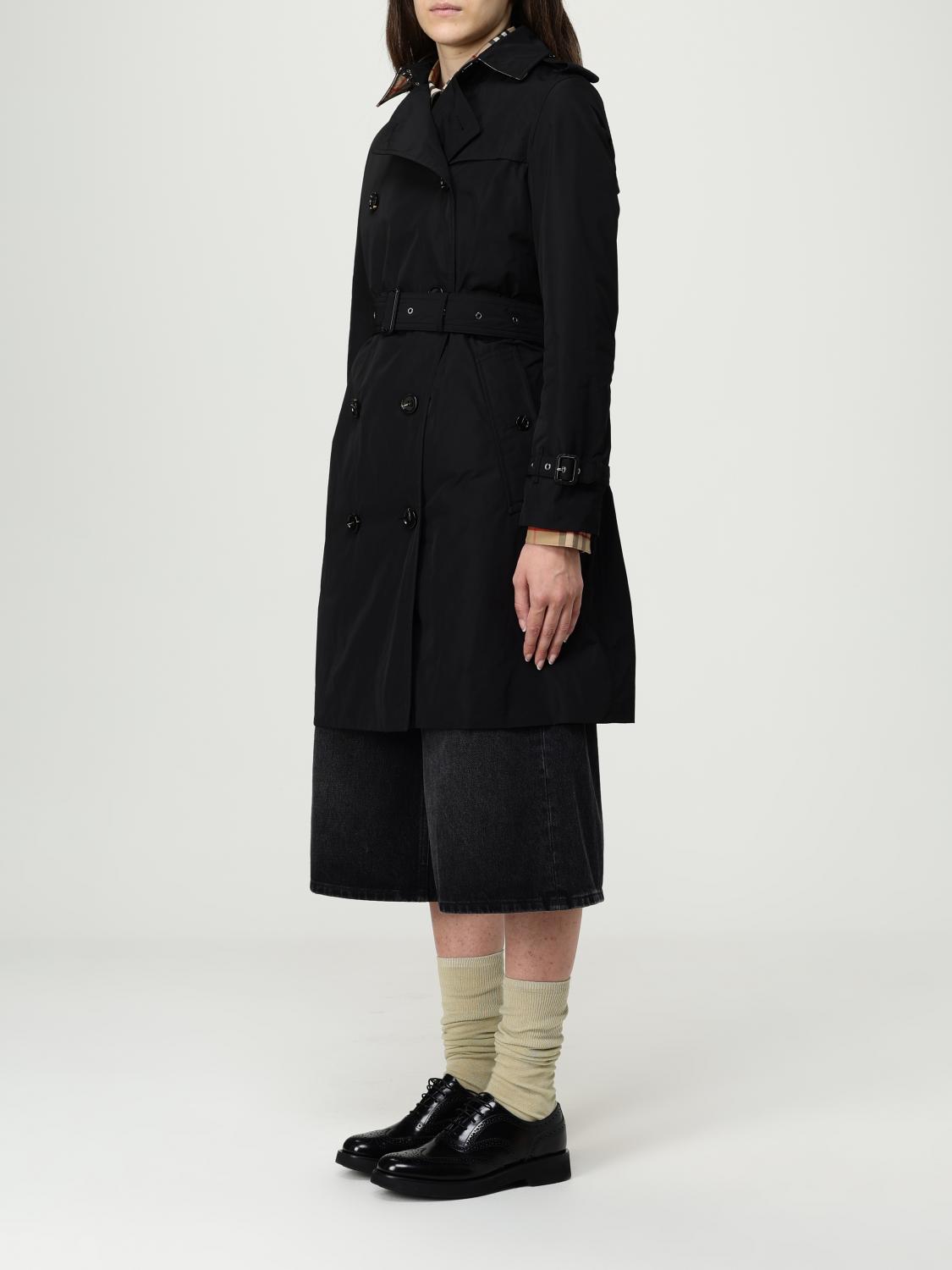 Burberry Trench Coat Woman Black