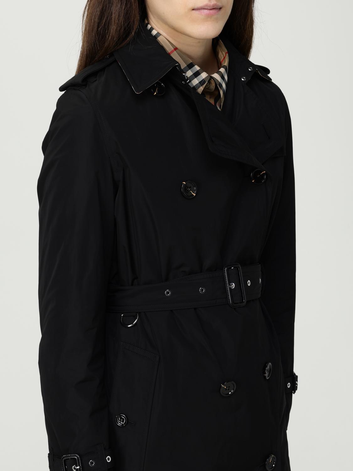 Burberry Trench Coat Woman Black