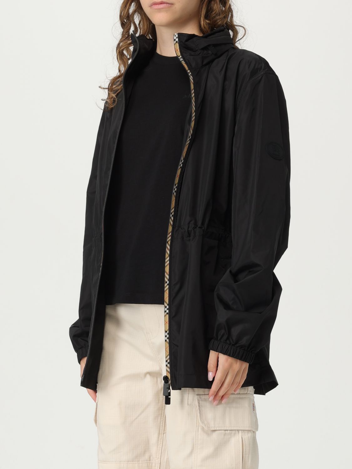 Burberry Jacket Woman Black