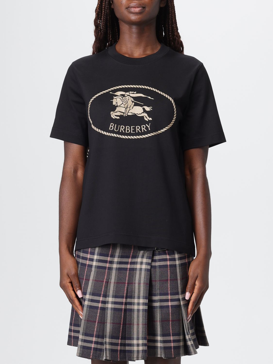 Burberry T Shirt Woman Black