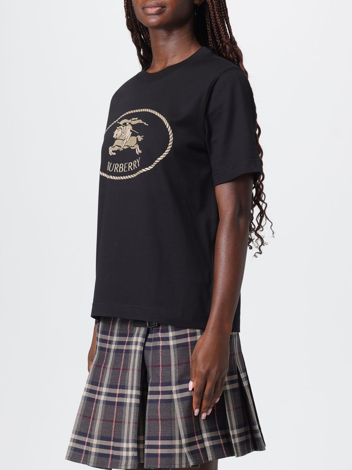 Burberry T Shirt Woman Black