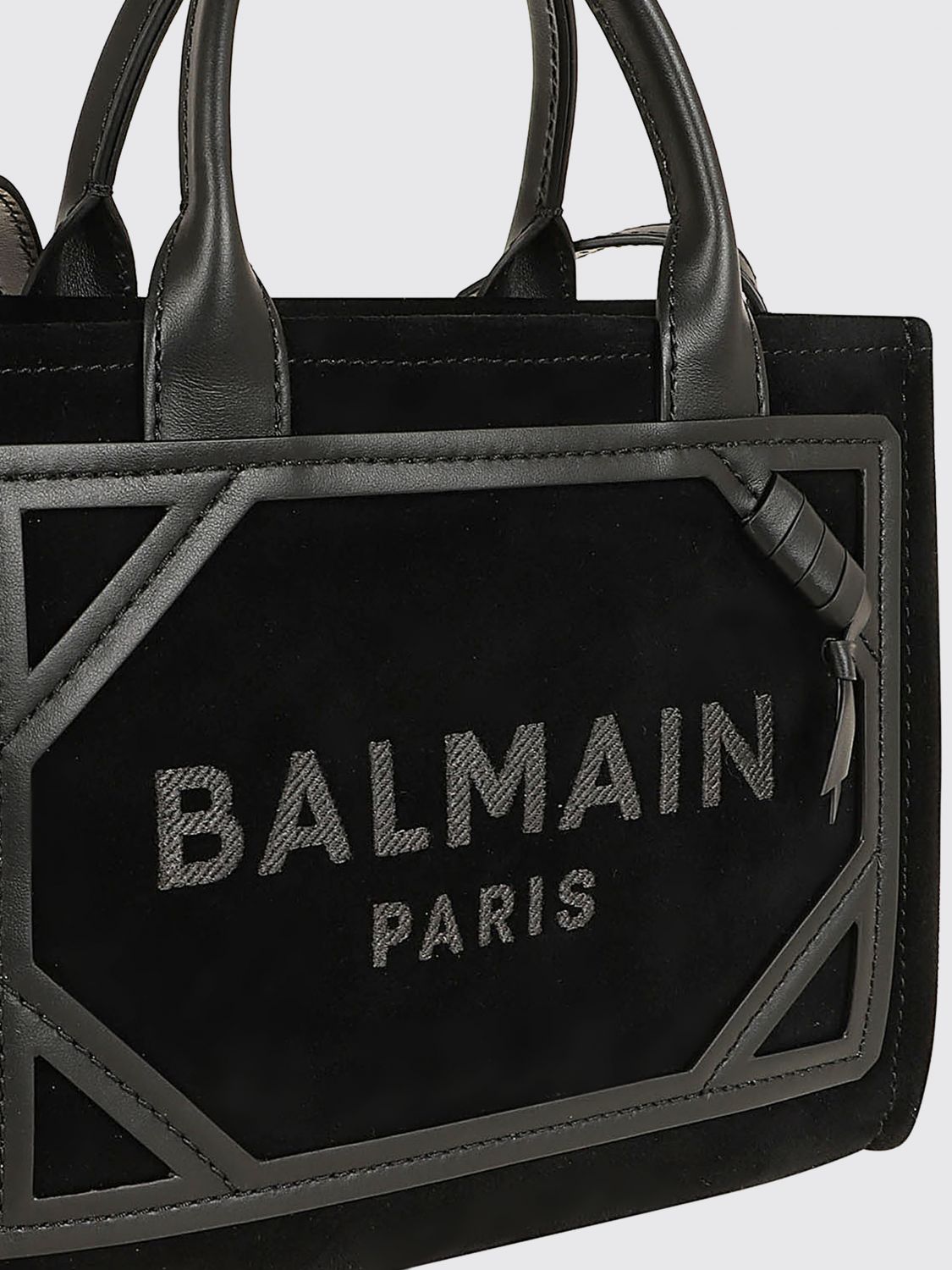 Balmain Tote Bags Woman Black
