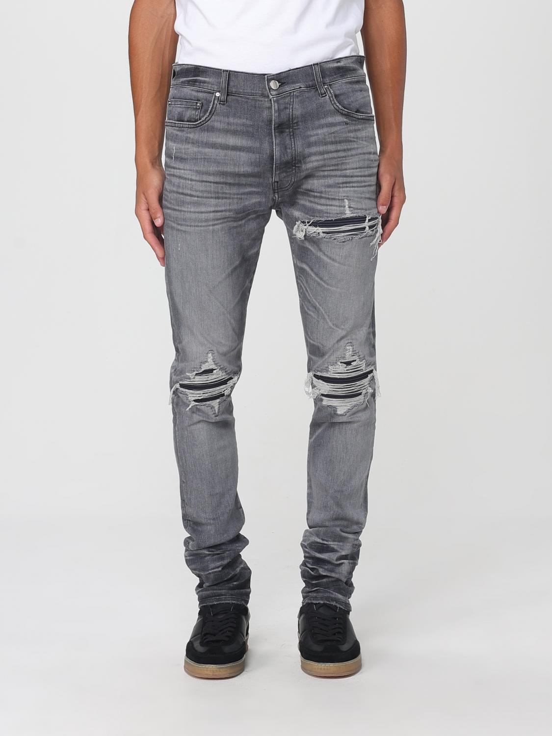 Amiri Jeans Men Grey