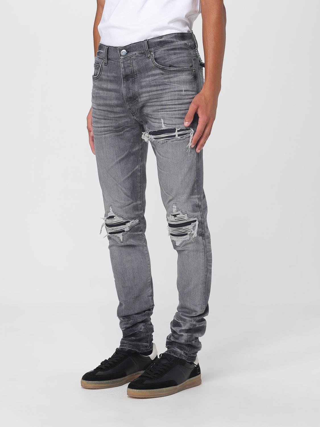 Amiri Jeans Men Grey
