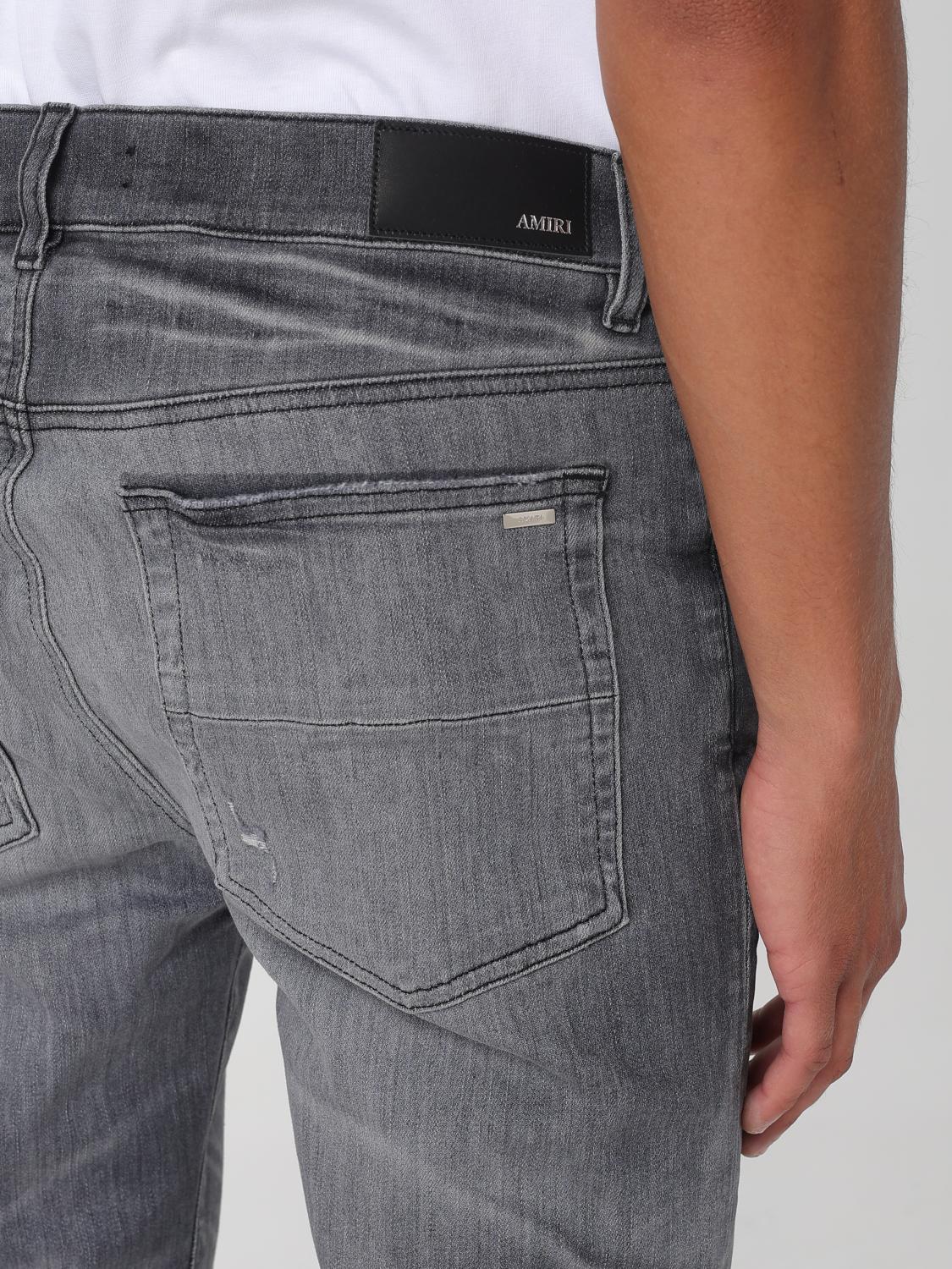 Amiri Jeans Men Grey