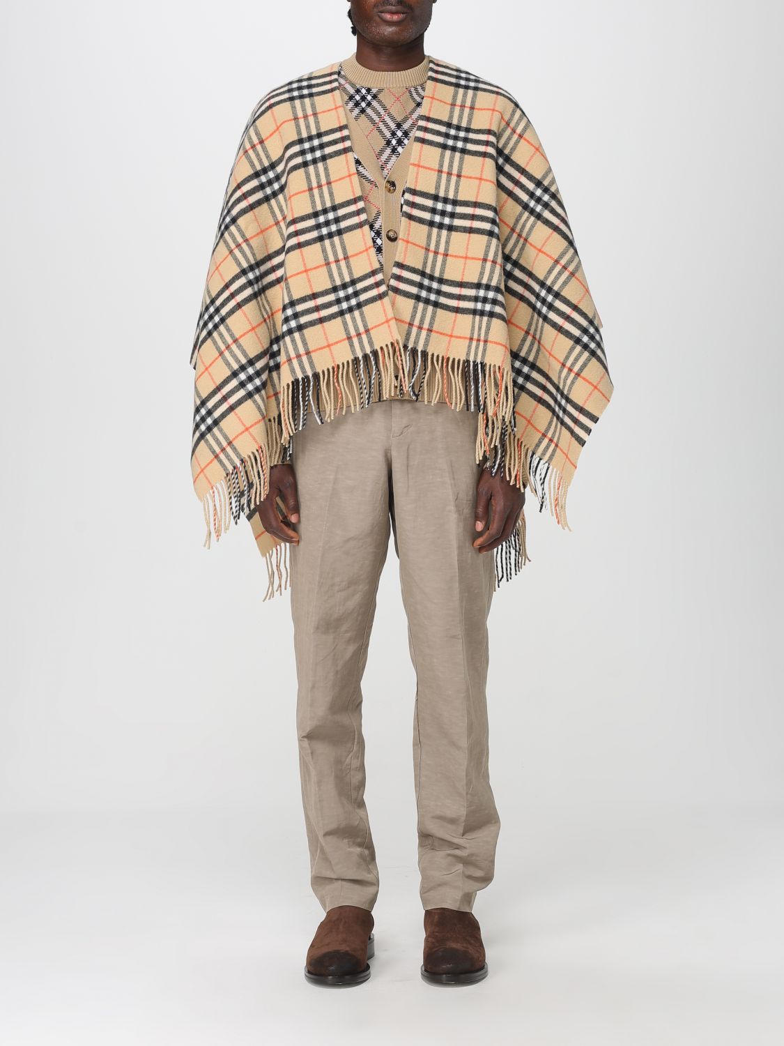 Burberry Scarf Men Beige
