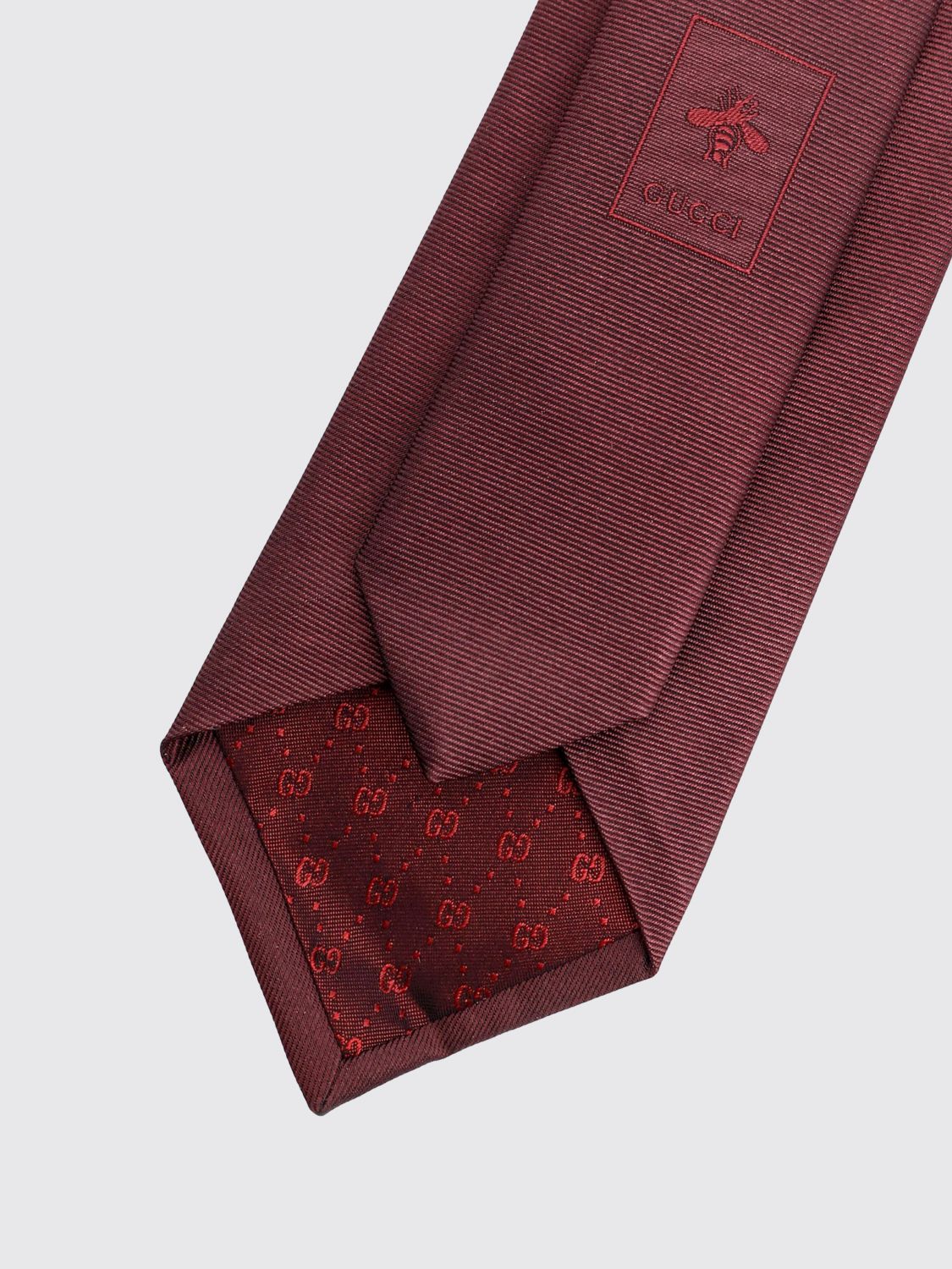 Gucci Tie Men Burgundy