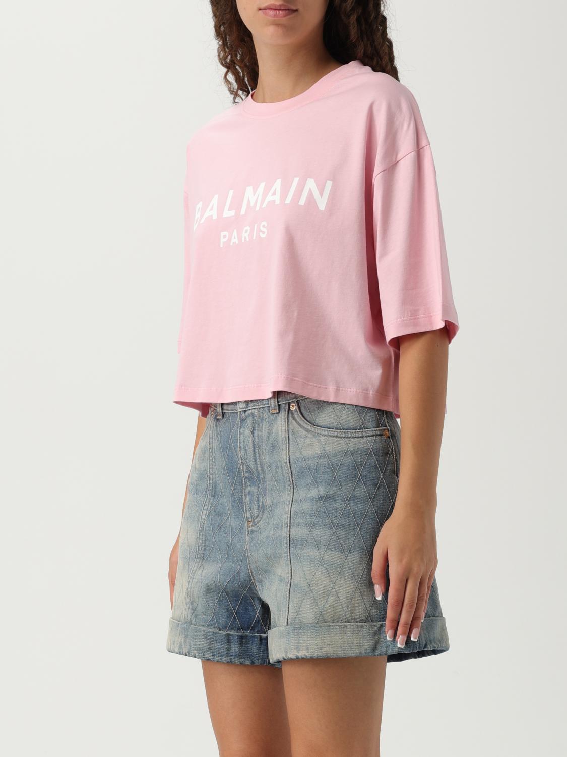 Balmain T Shirt Woman Pink