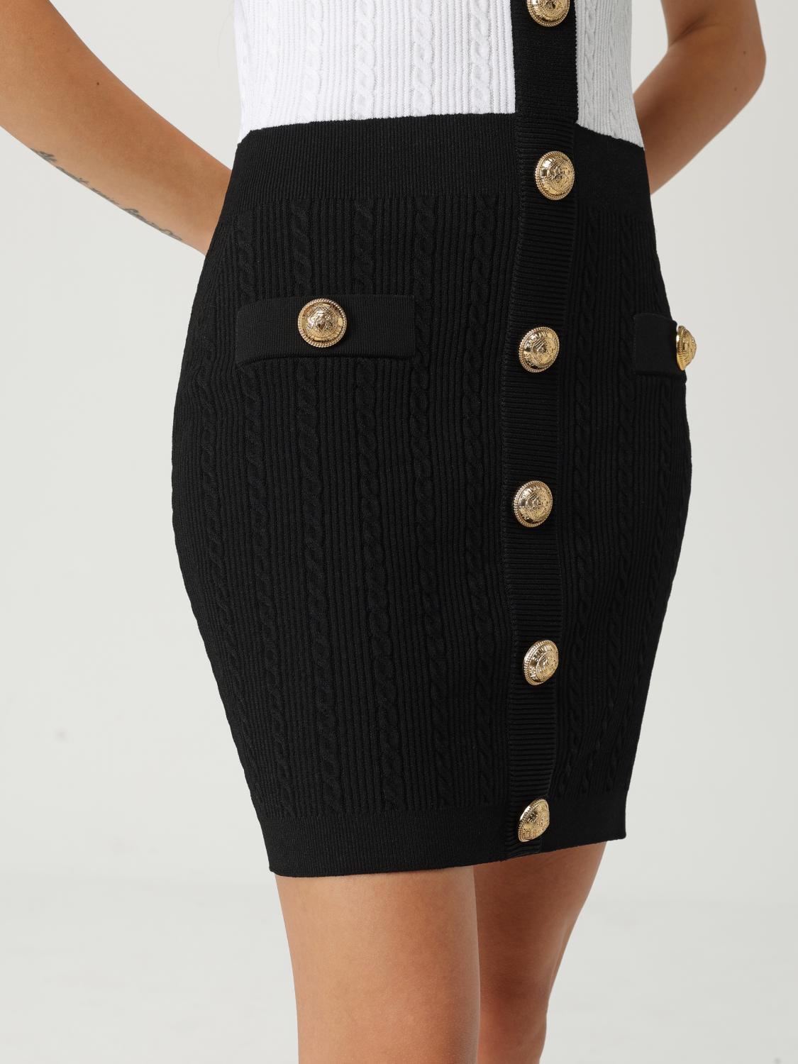 Balmain Dress Woman Black