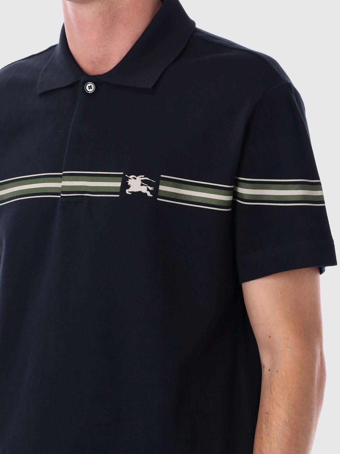 Burberry Polo Shirt Men Blue