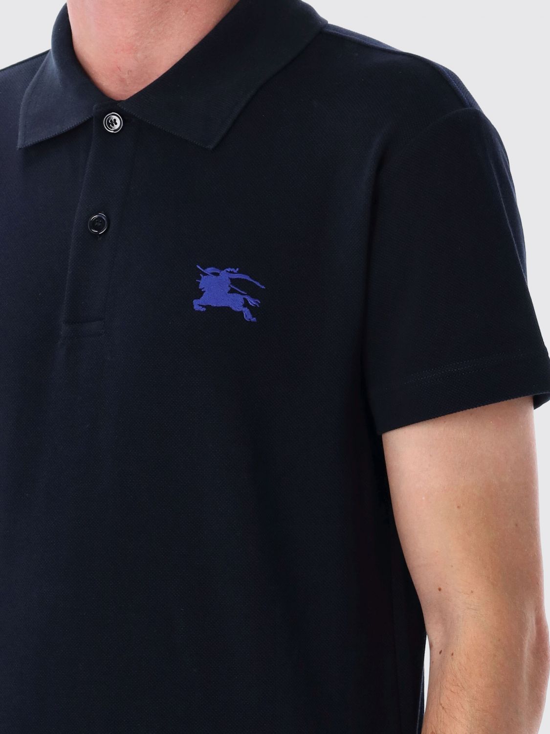 Burberry Polo Shirt Men Blue