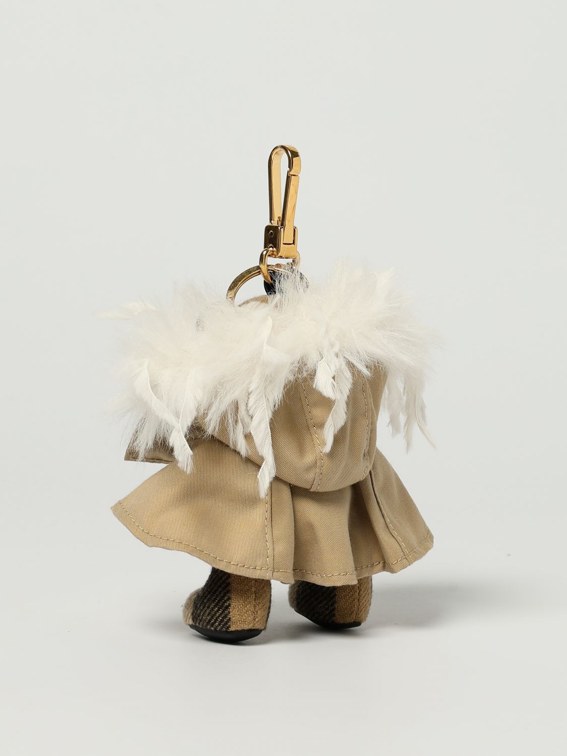Burberry Key Chain Woman Beige