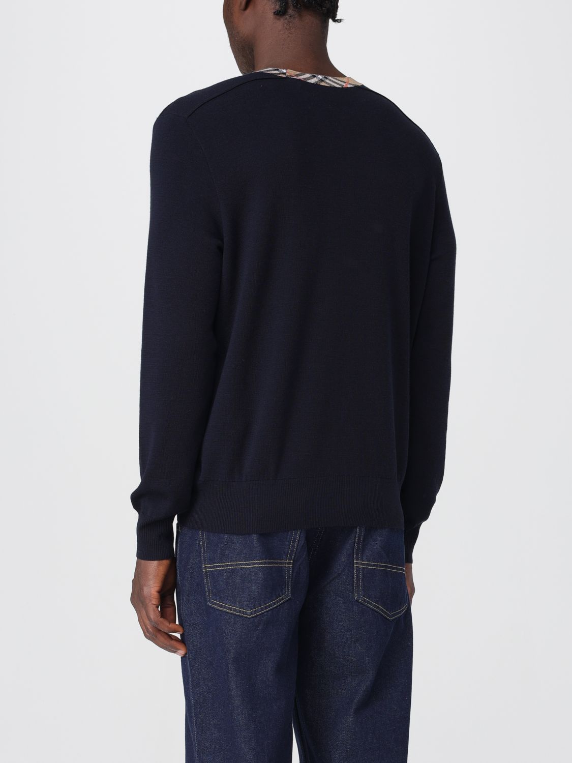 Burberry Sweater Men Blue