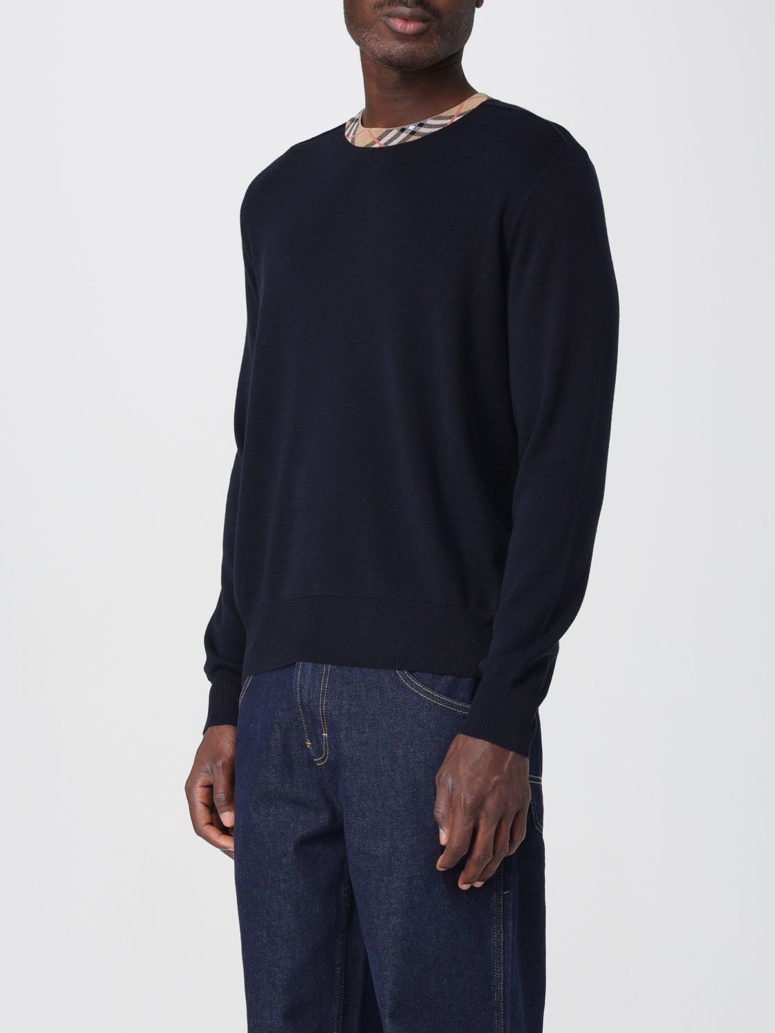 Burberry Sweater Men Blue