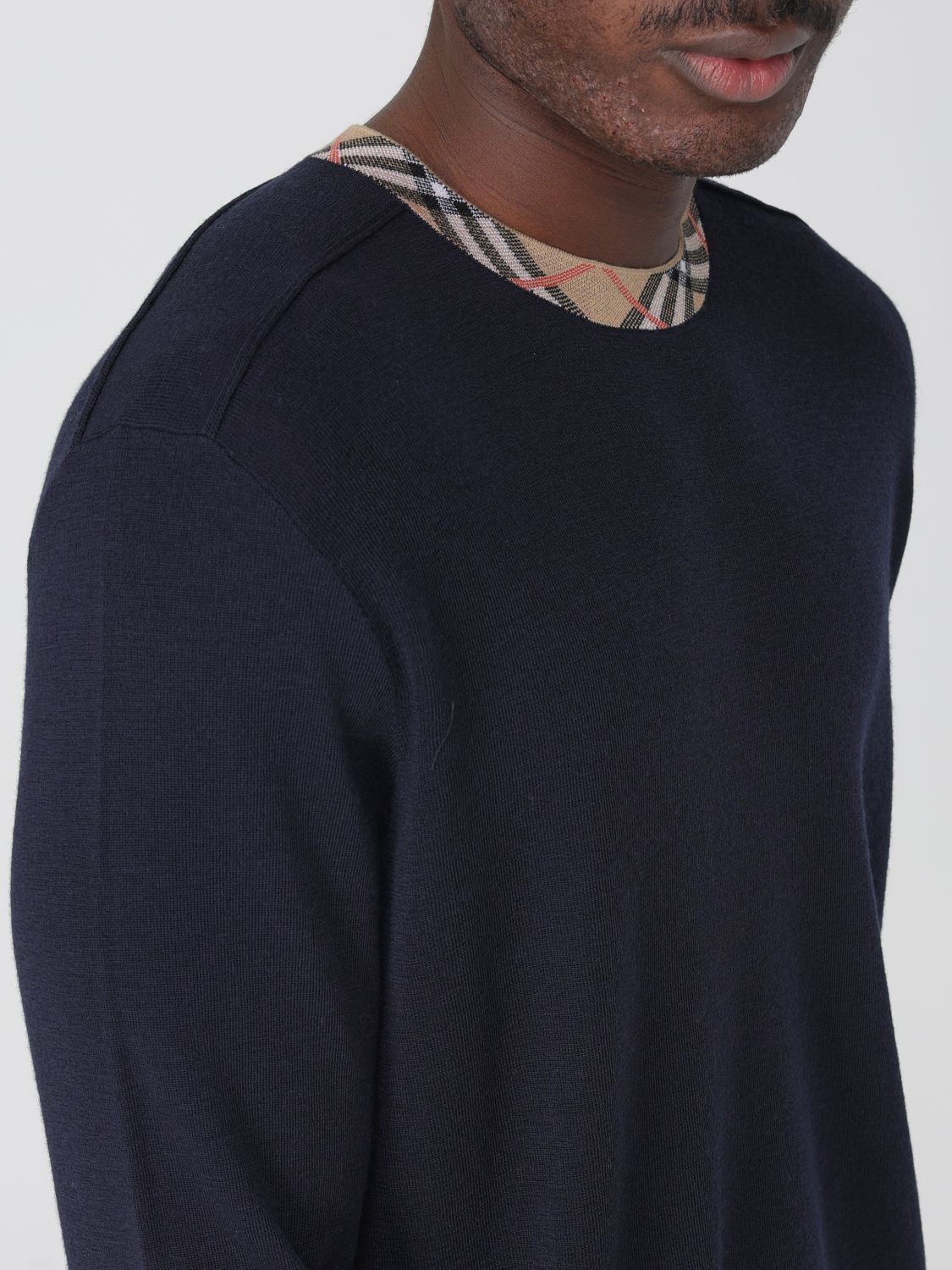 Burberry Sweater Men Blue