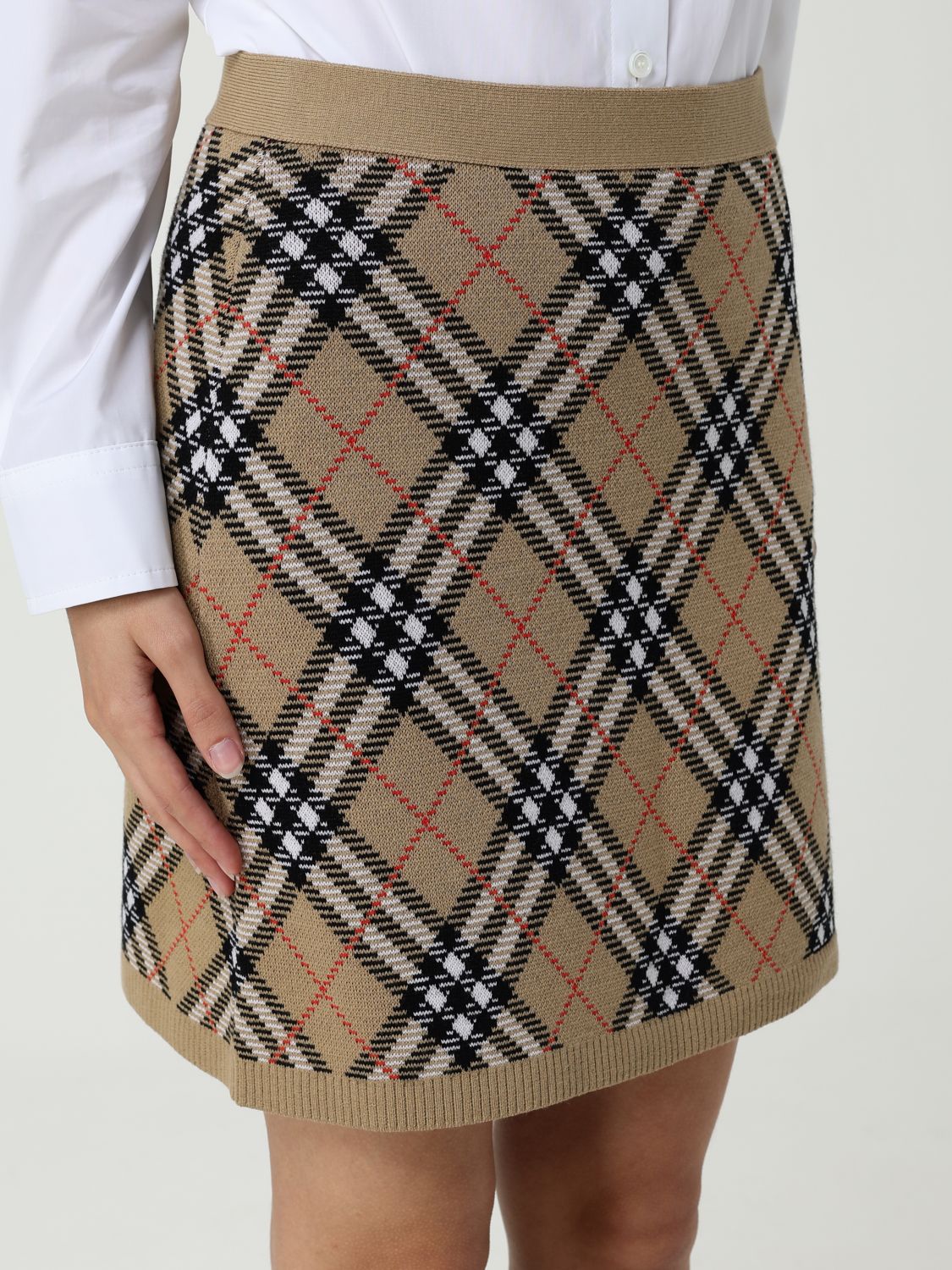 Burberry Skirt Woman Sand