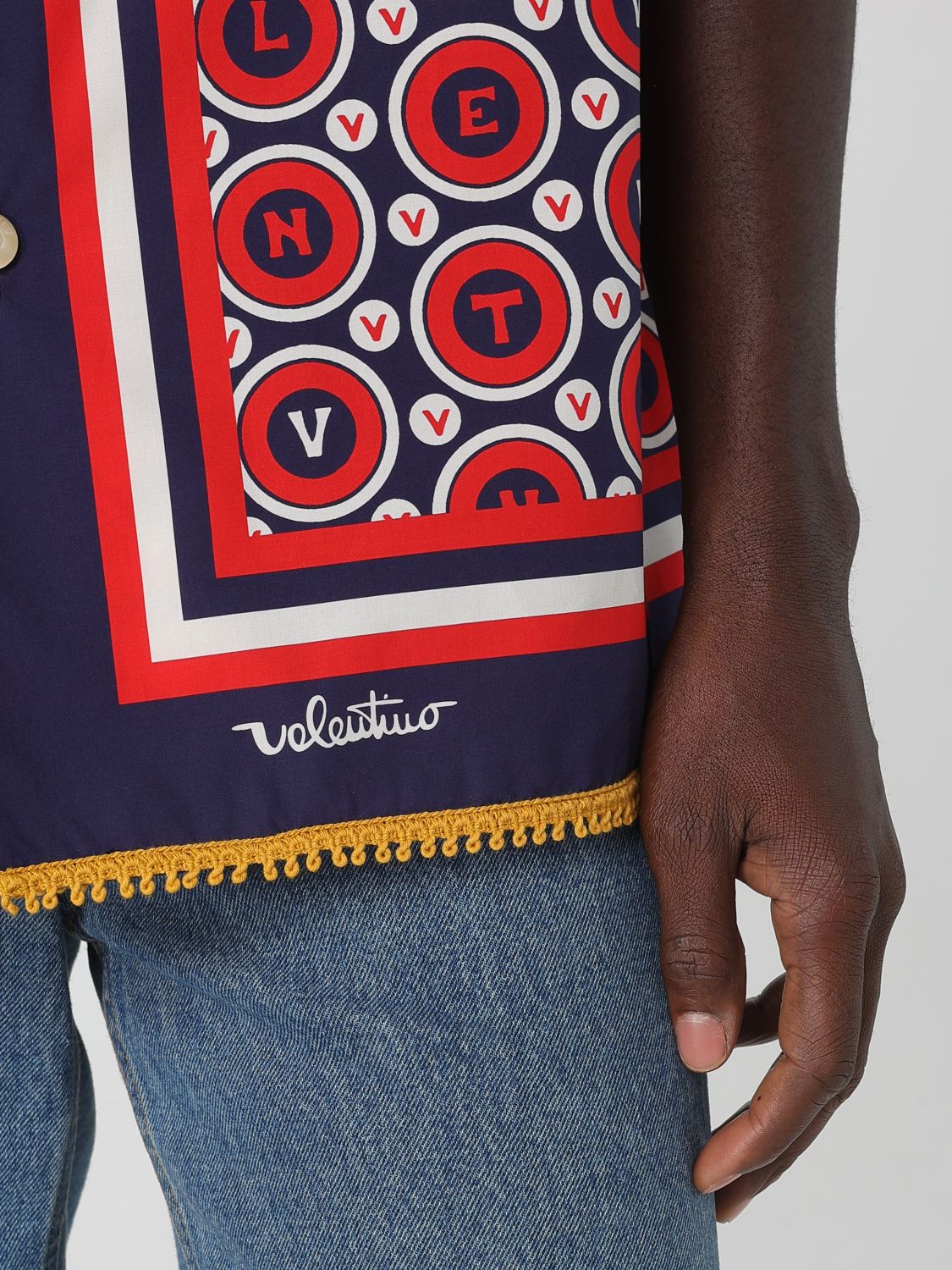 Valentino Shirt Men Blue