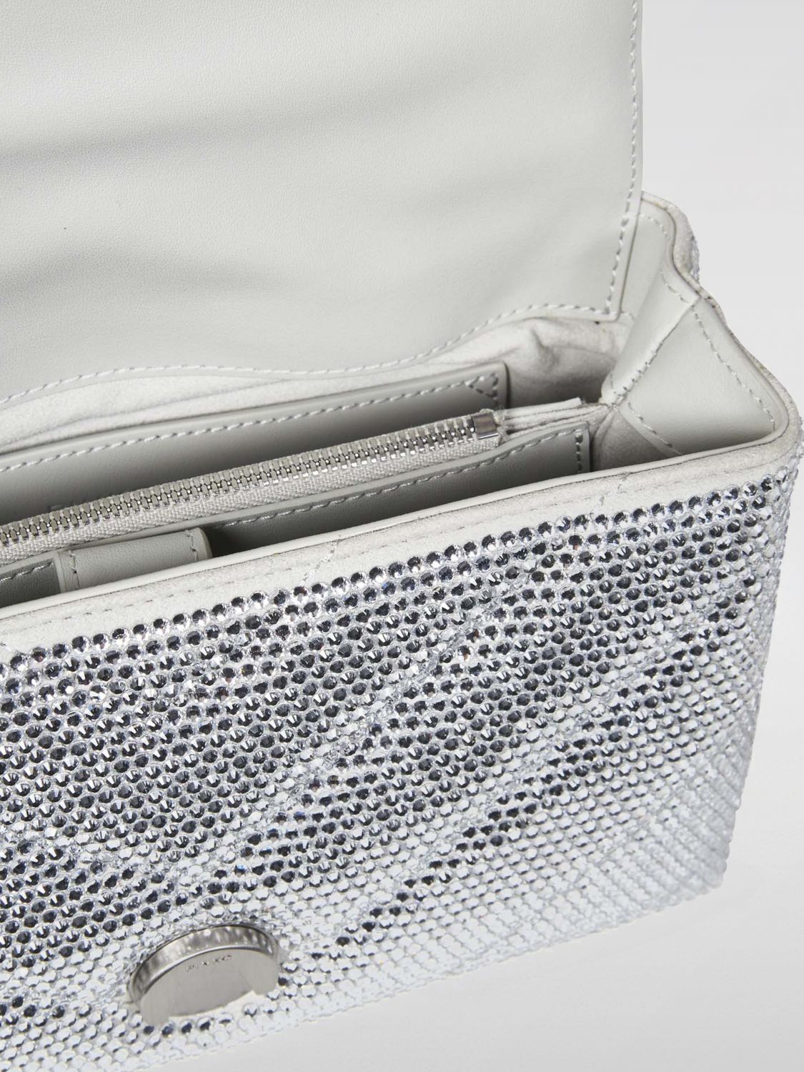 Pinko Handbag Woman Silver