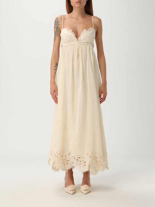 Zimmermann Dress Woman Yellow Cream