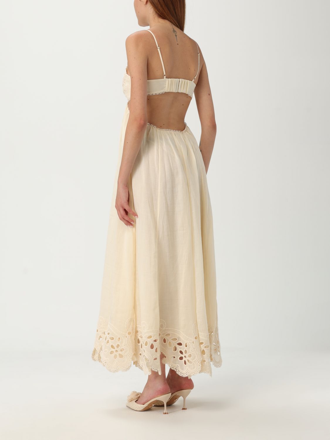 Zimmermann Dress Woman Yellow Cream