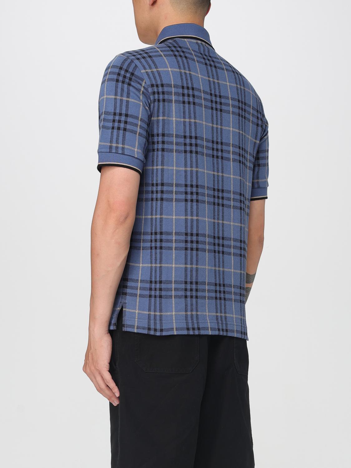 Burberry Polo Shirt Men Blue