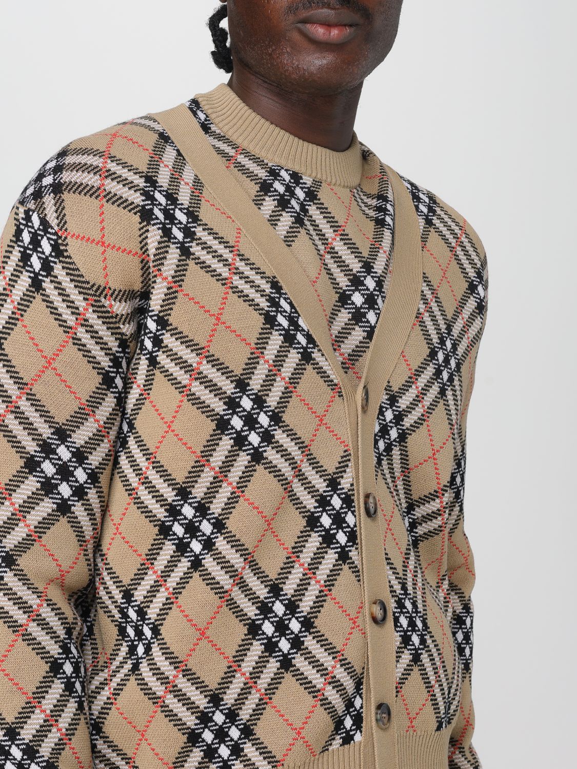 Burberry Cardigan Men Sand