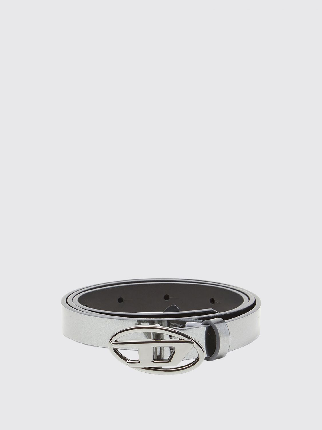 Diesel Belt Woman Silver