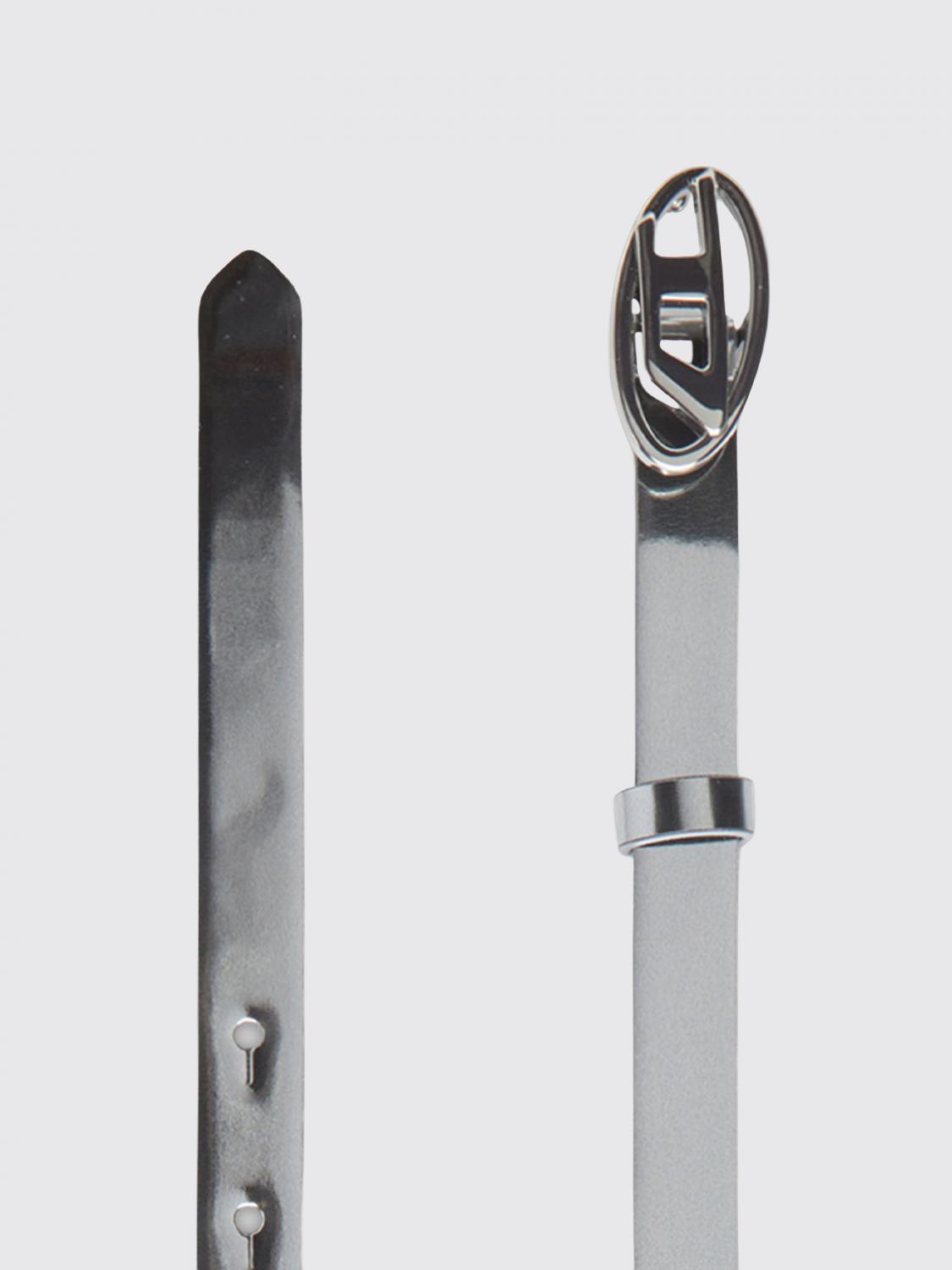Diesel Belt Woman Silver