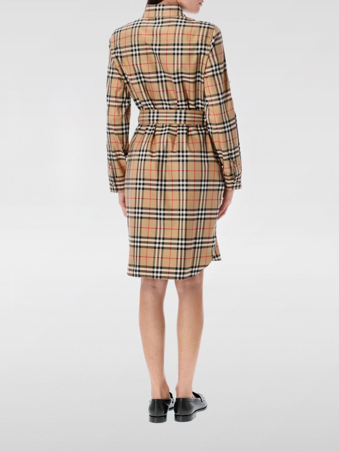 Burberry Dress Woman Beige