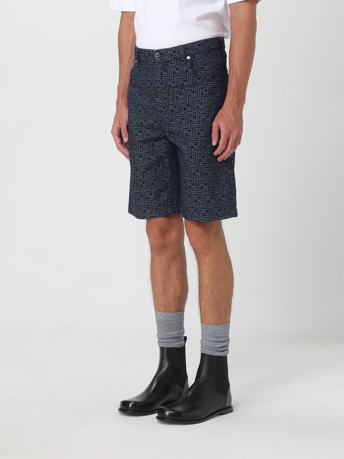Fendi Short Men Indigo
