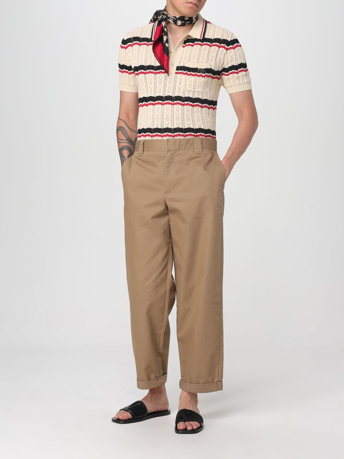 Valentino Polo Shirt Men Red