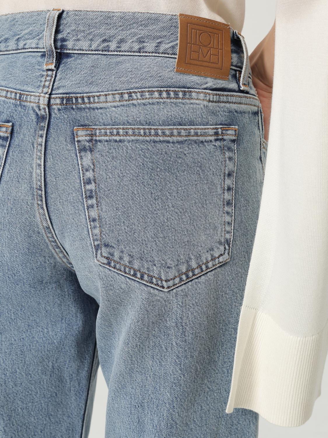 Toteme Jeans Woman Gnawed Blue