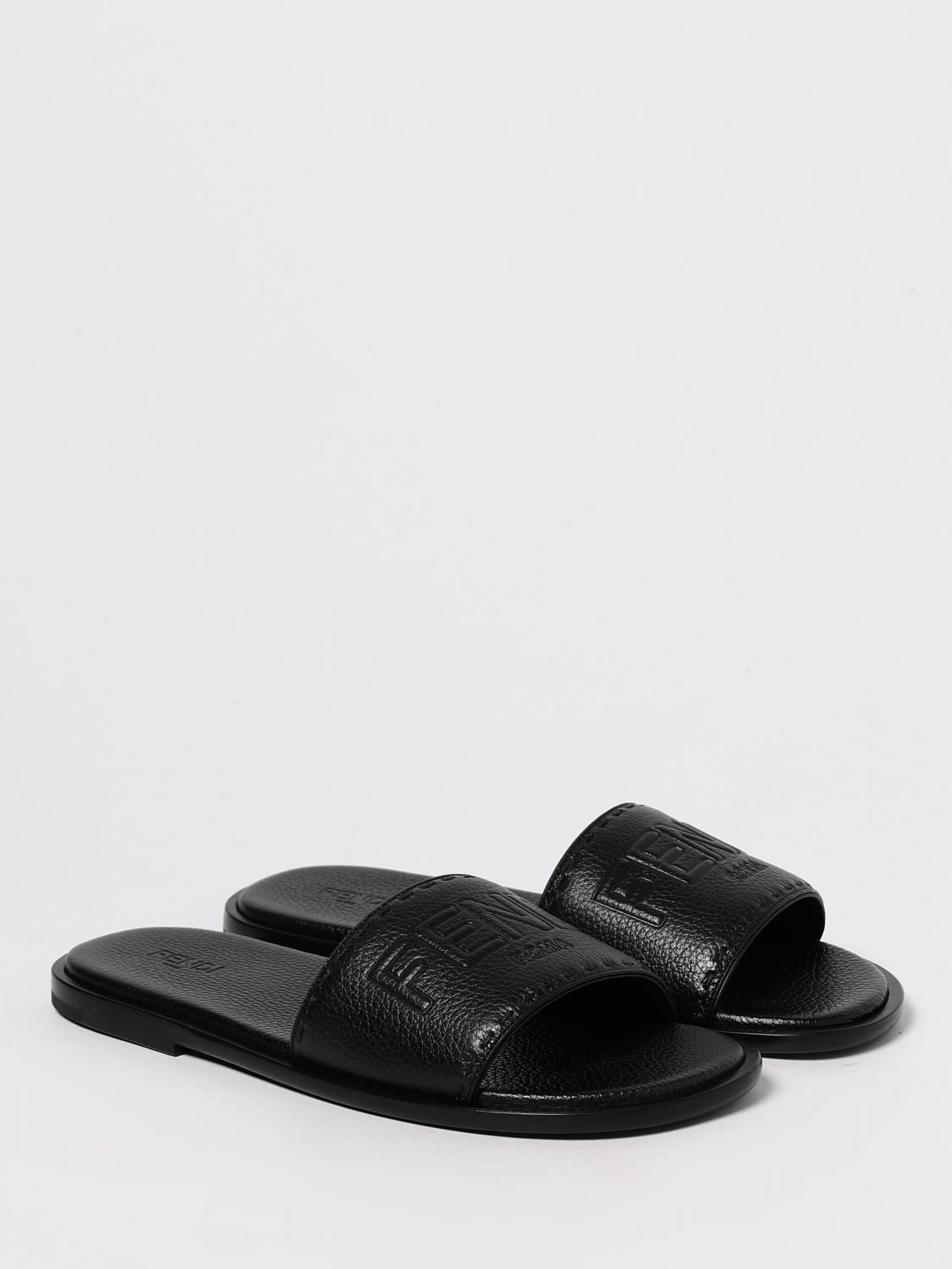 Fendi Sandals Men Black