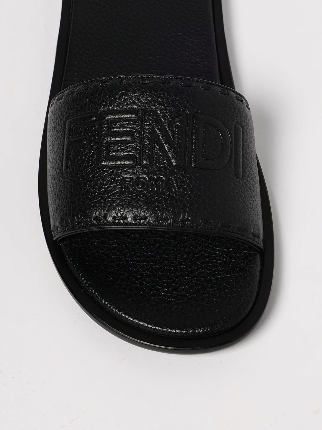 Fendi Sandals Men Black
