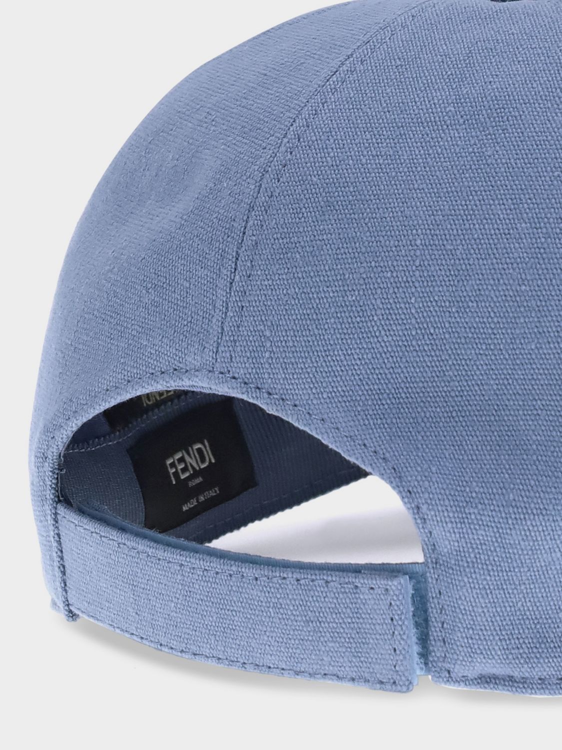 Fendi Hat Men Gnawed Blue