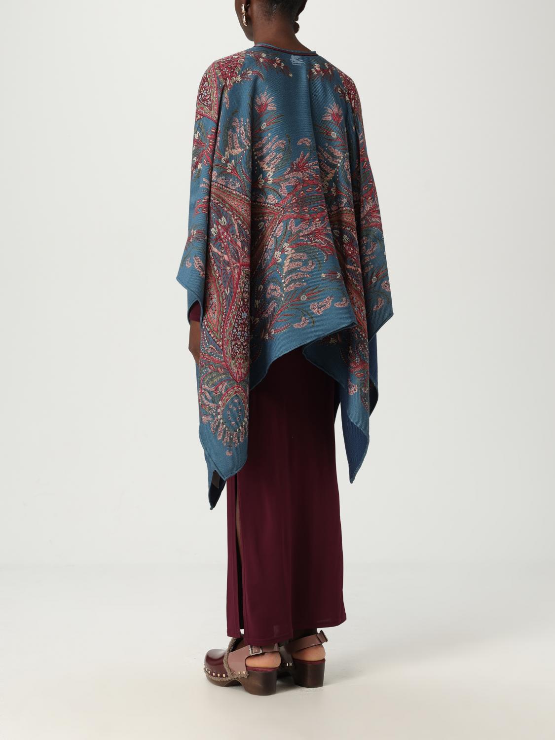 Etro Cape Woman Teal