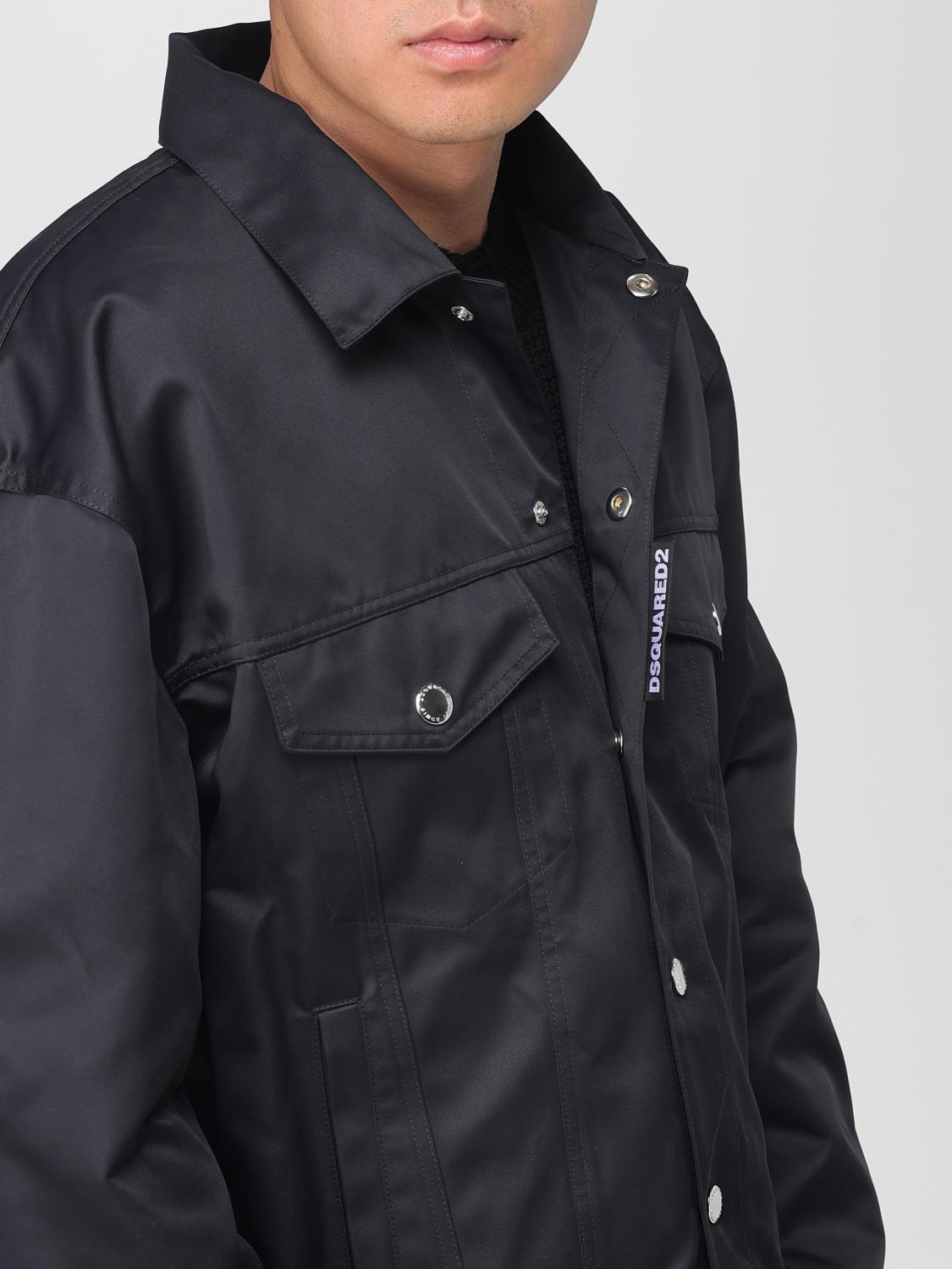 Dsquared2 Coat Men Black