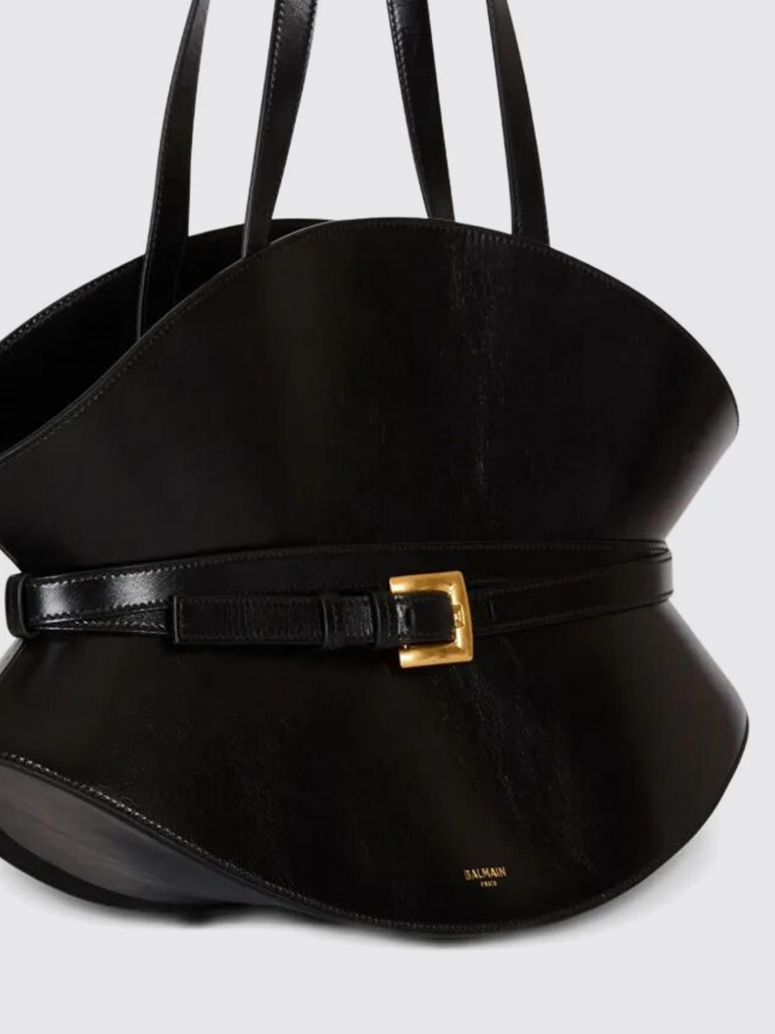 Balmain Shoulder Bag Woman Black