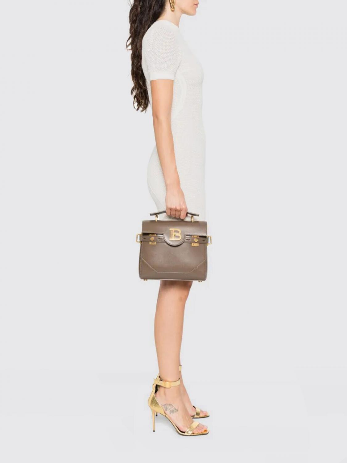 Balmain Crossbody Bags Woman Kaki