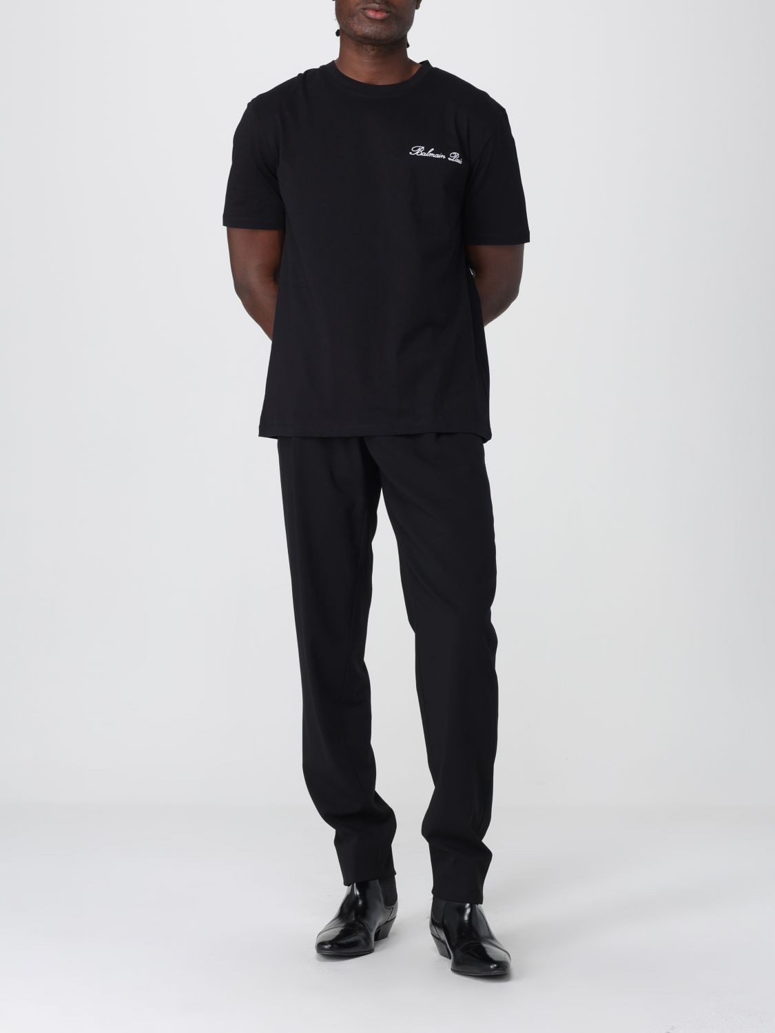 Balmain T Shirt Men Black
