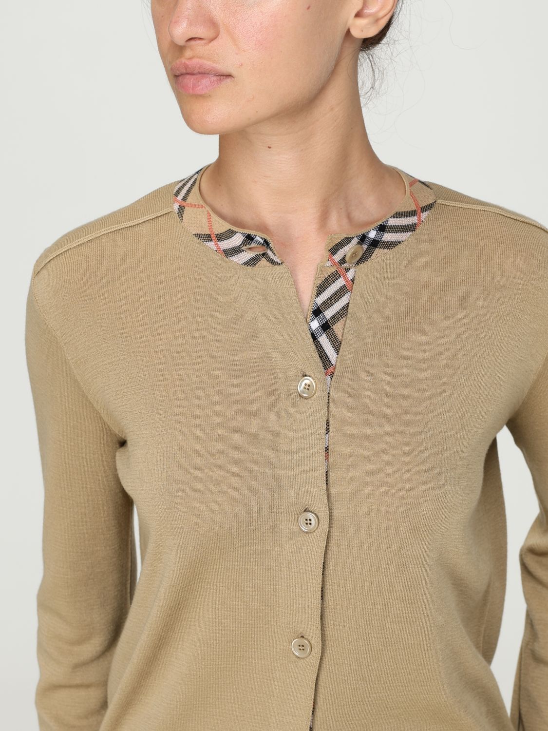 Burberry Cardigan Woman Beige