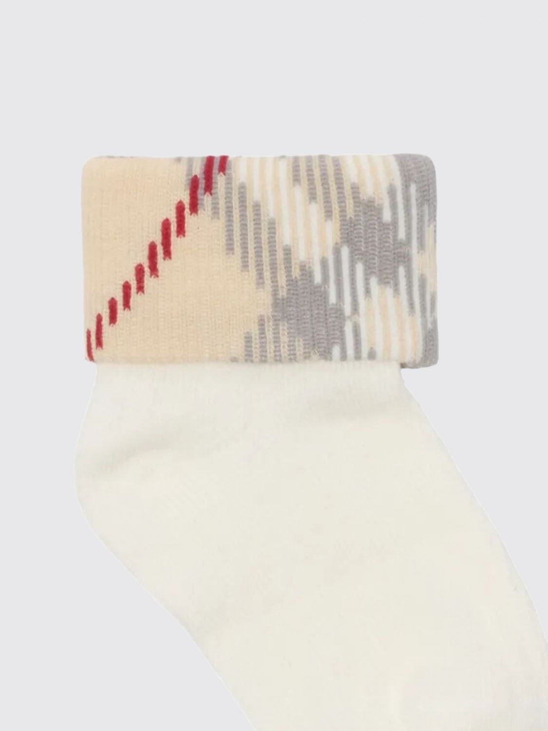 Burberry Socks Baby Kids White